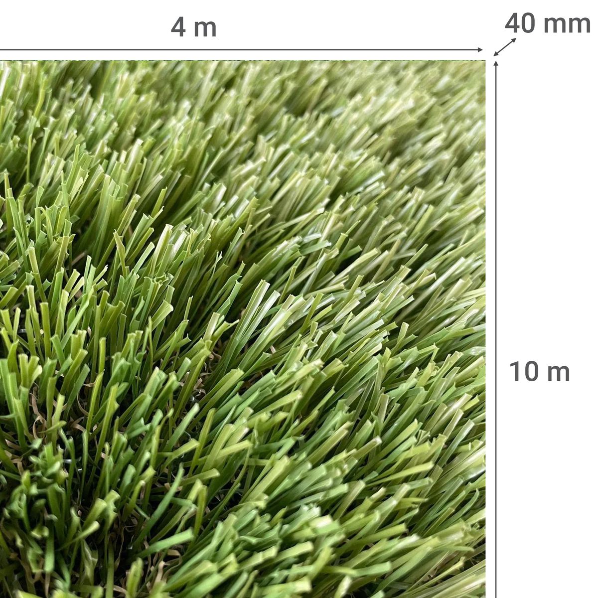 GEOTEX - Pasto Sintético 40 mm 4x10 metros