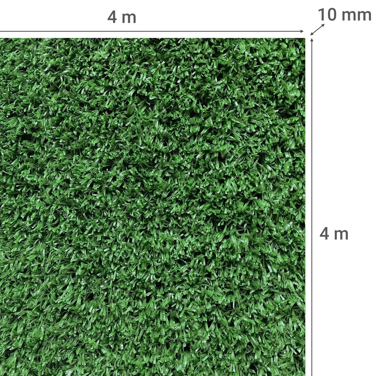 GEOTEX - Pasto Sintético 10 mm 4x4 metros