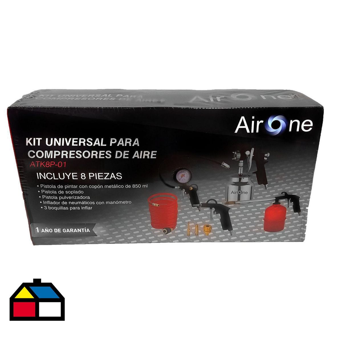 AIRONE - Kit 8 piezas para compresor