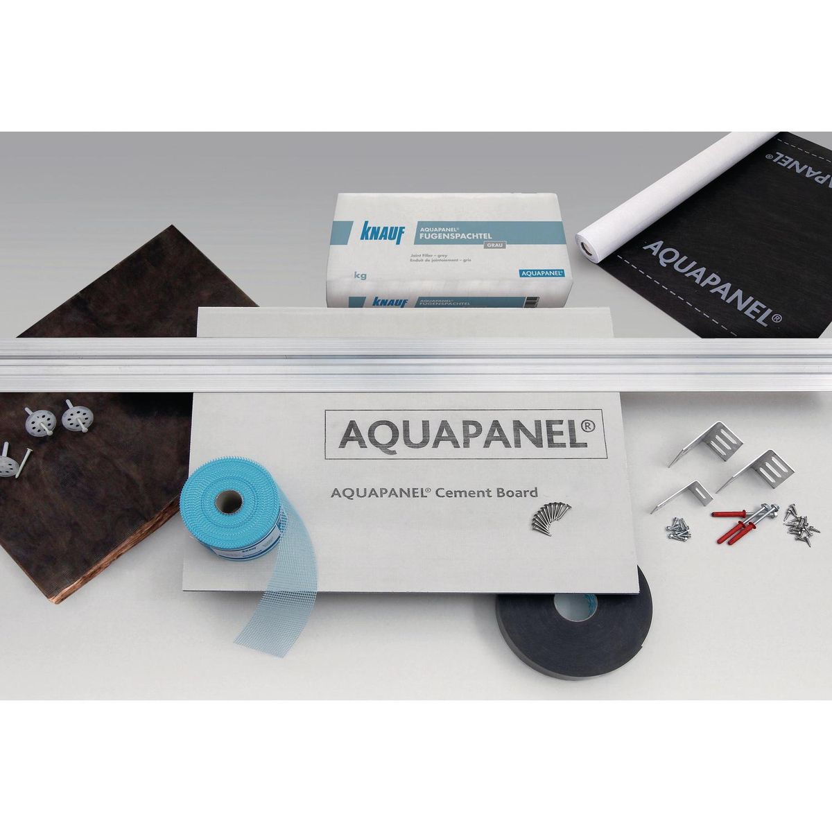 KNAUF - Cinta para juntas outdoor Aquapanel de 10 cm