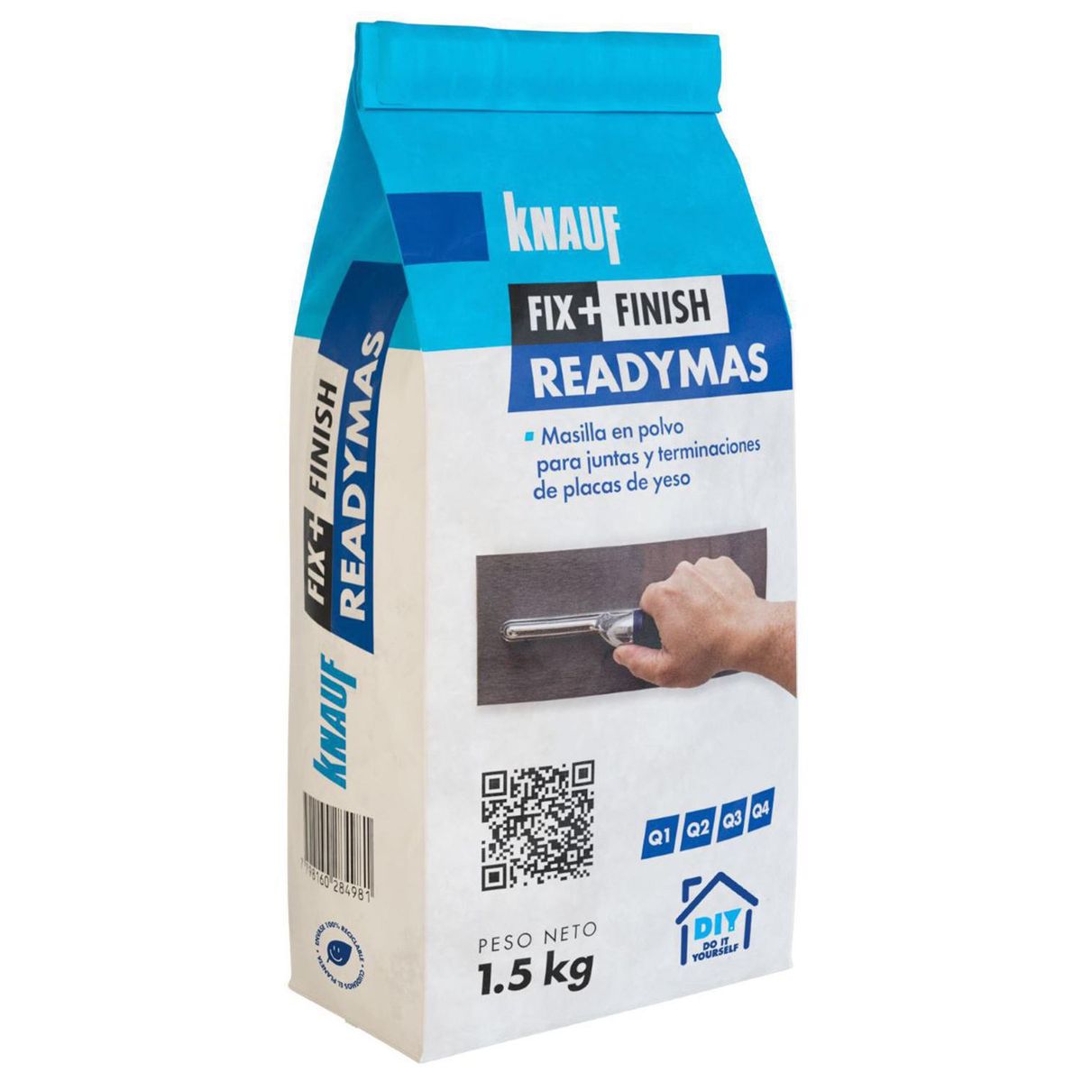 KNAUF - Masilla en polvo para juntas y terminaciones Readymas de 1,5 kg