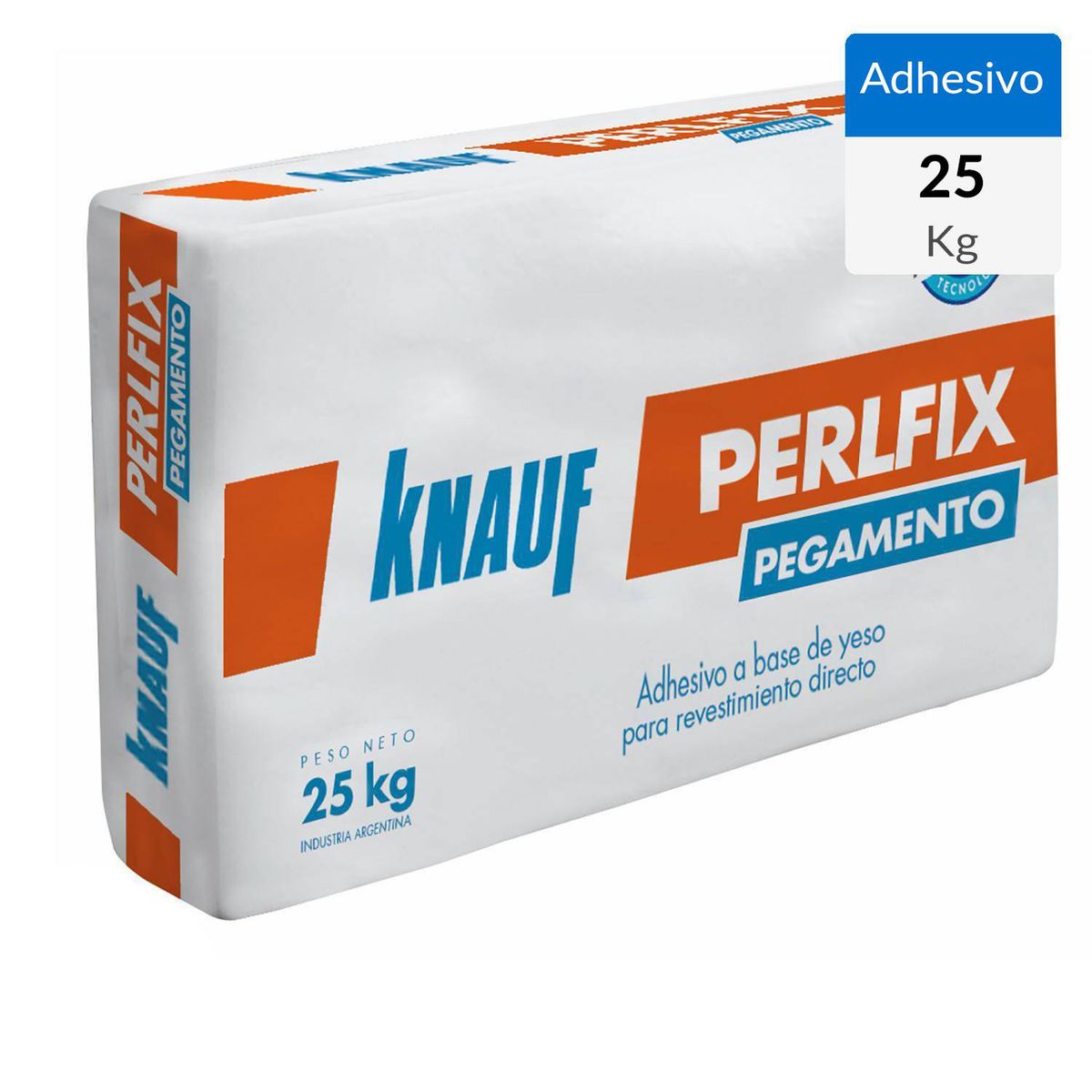 KNAUF - Adhesivo Pasta de Agarre a base de Yeso Muro Superficie Rígido 25 kg