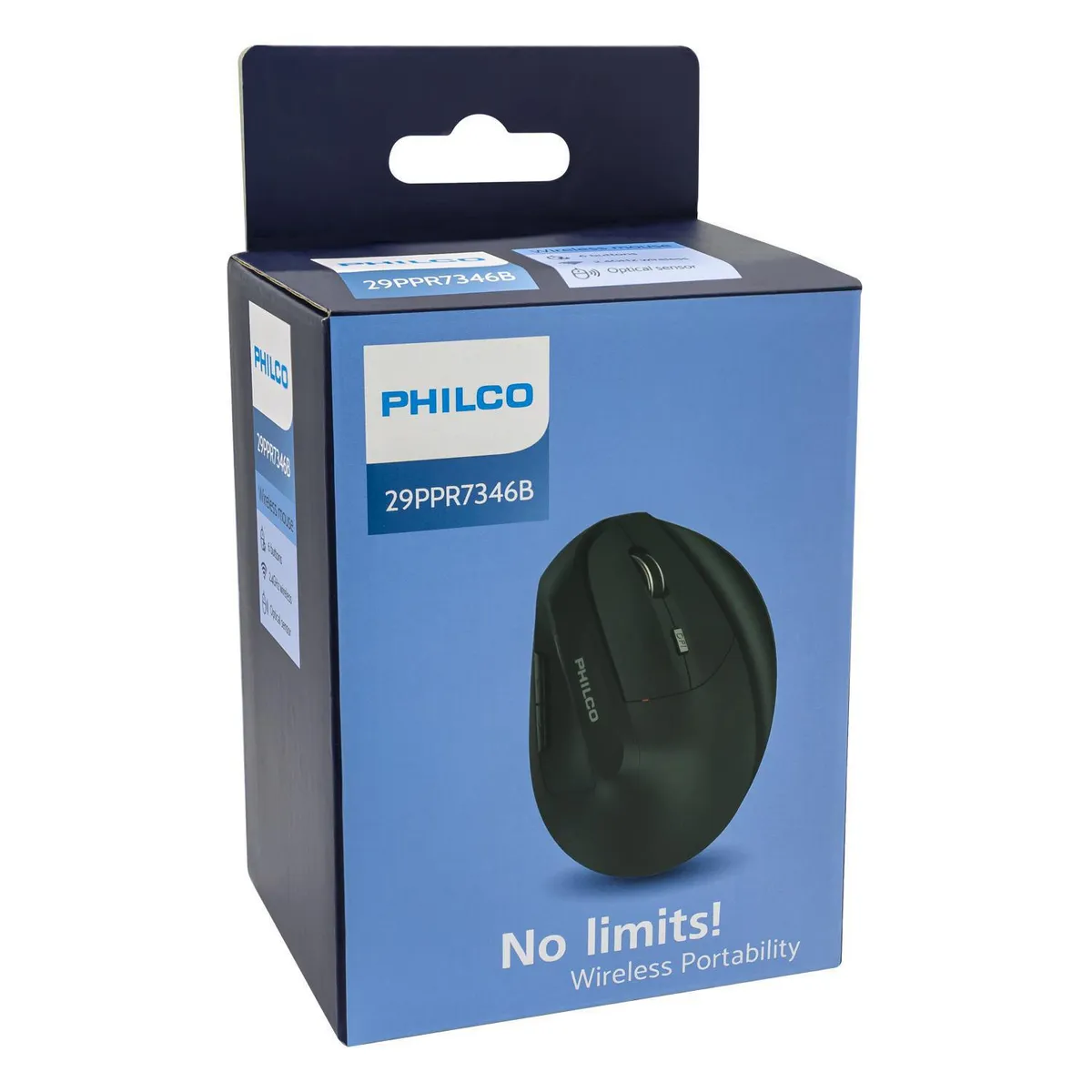 PHILCO - Mouse inalámbrico vertical philco PRO