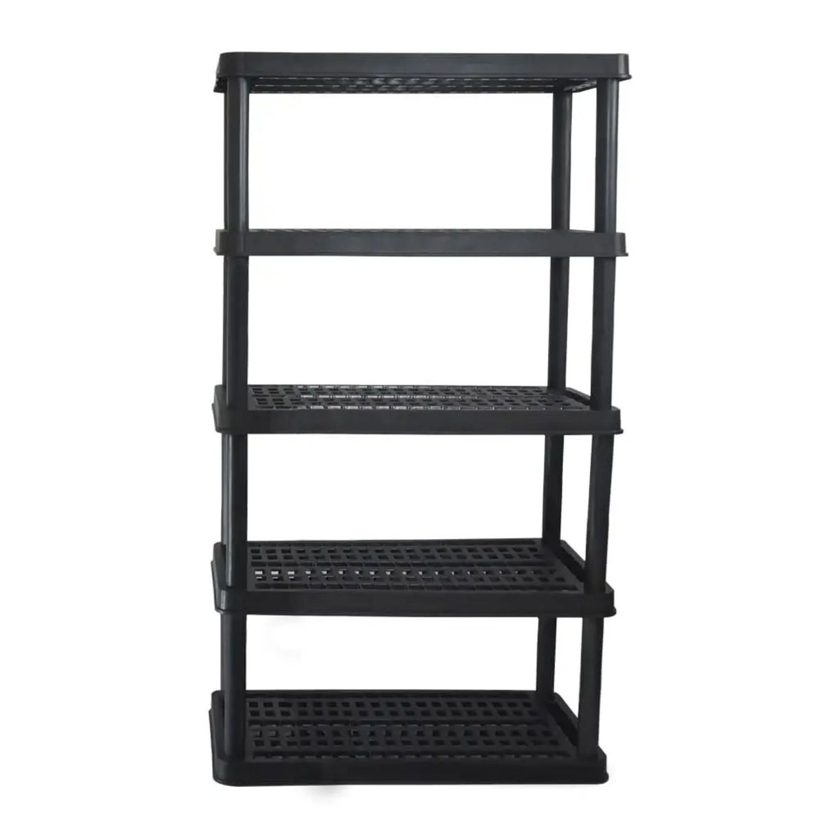 BE DESIGN - Estante Súper Plástico 5 Nivel(es) 89x152x42 cm Negro