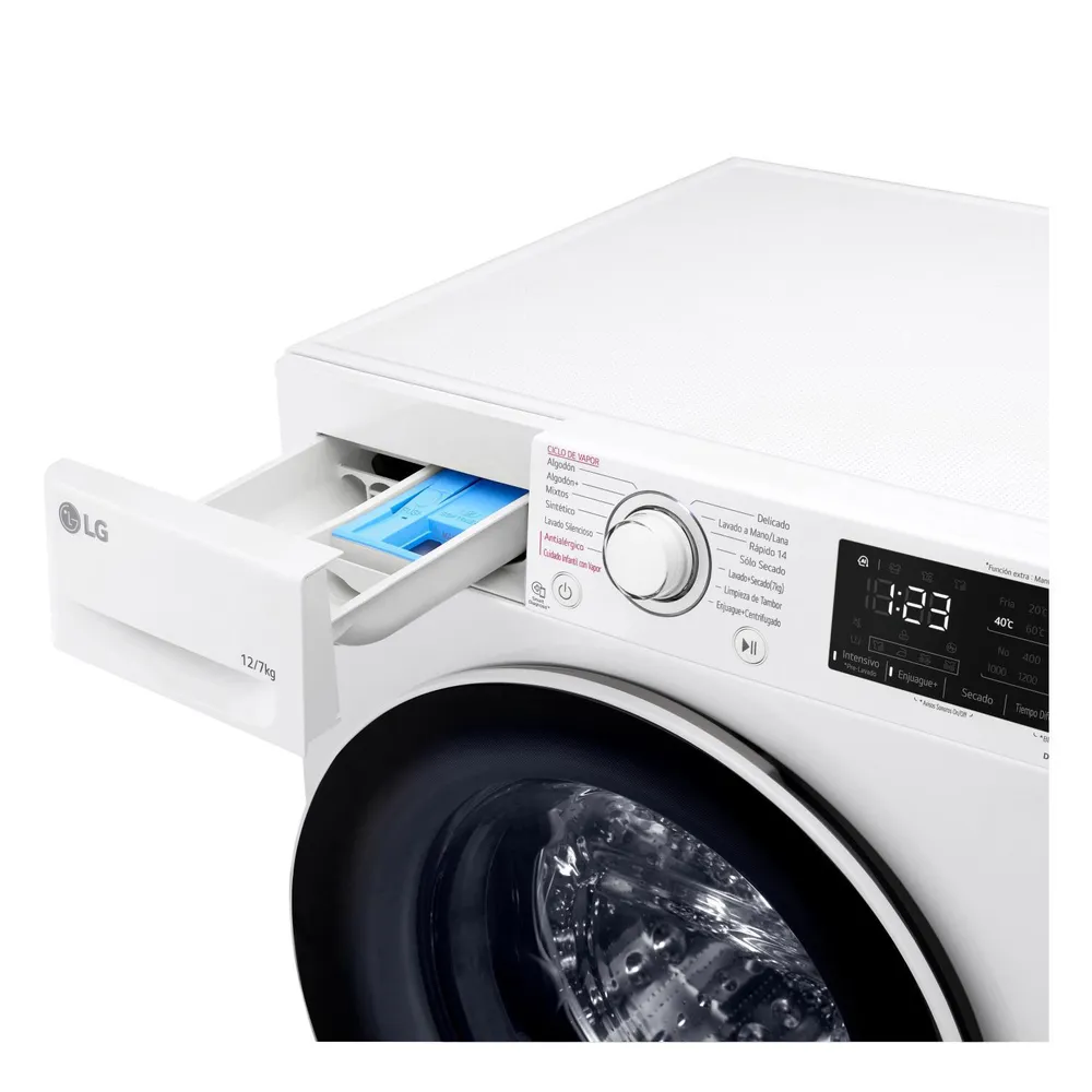 LG WD12WVC5S6 12/7 kg Blanco, foto 7
