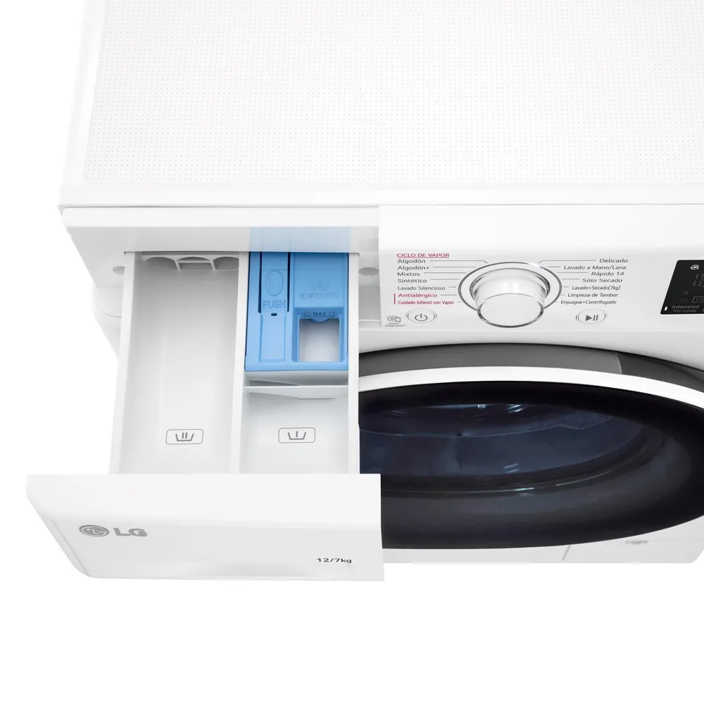 LG WD12WVC5S6 12/7 kg Blanco, foto 8