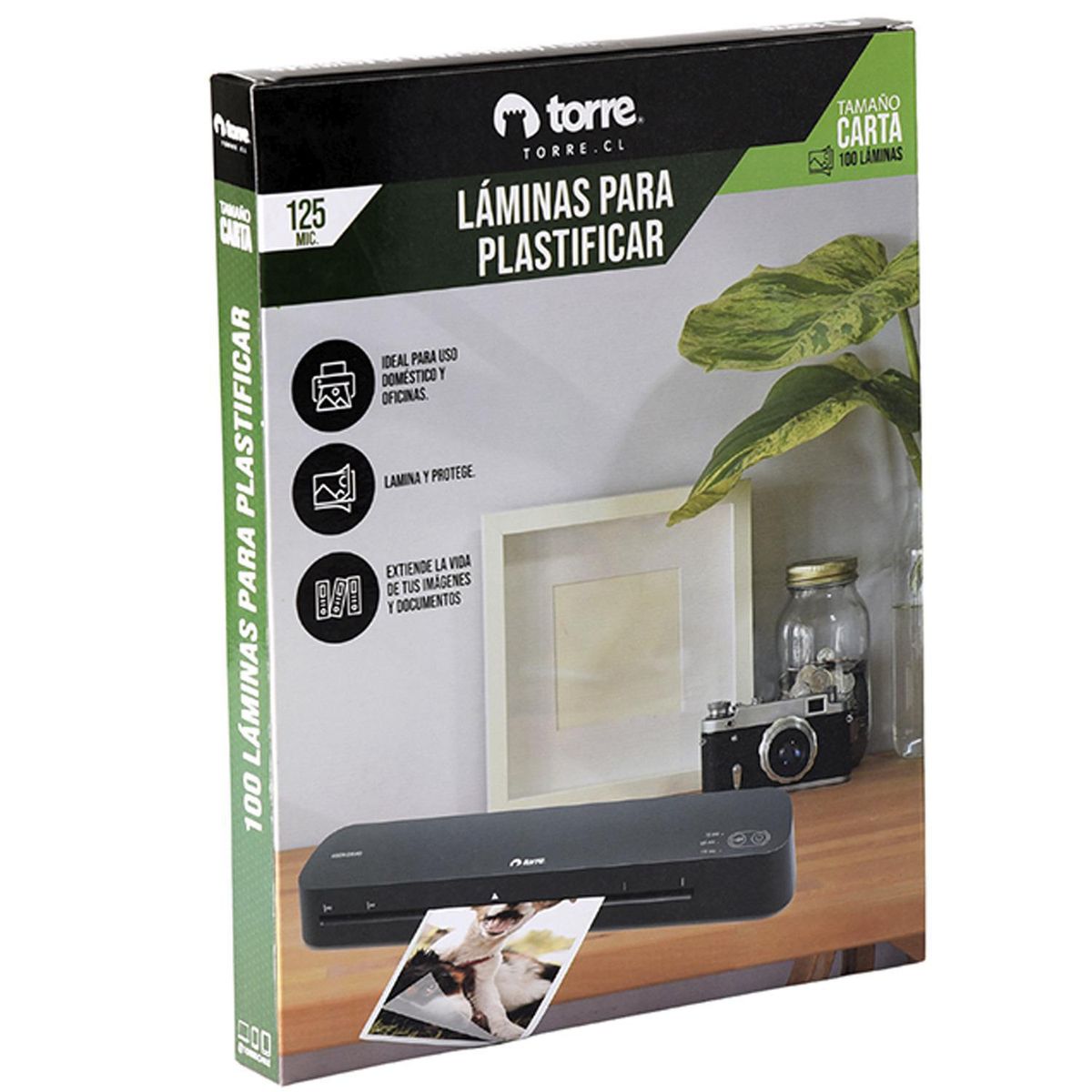 TORRE - Fundas Plastificar Oficio 125 Micras Torre 100 Unidades