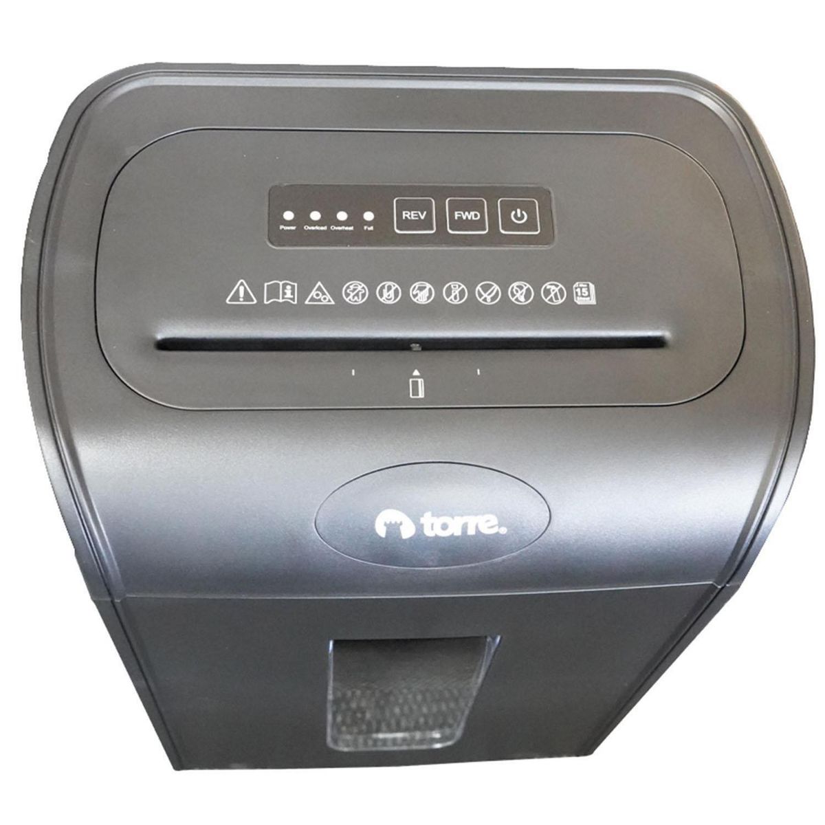 TORRE - Destructora De Documentos Silenciosa Torre Partículas Tarjetas Cd/ Dvd