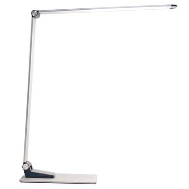 Lmpara Escritorio LED Plateada con puerto USB