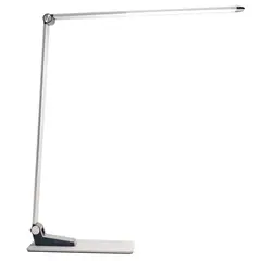 TORRE - Lámpara Escritorio LED Plateada con puerto USB