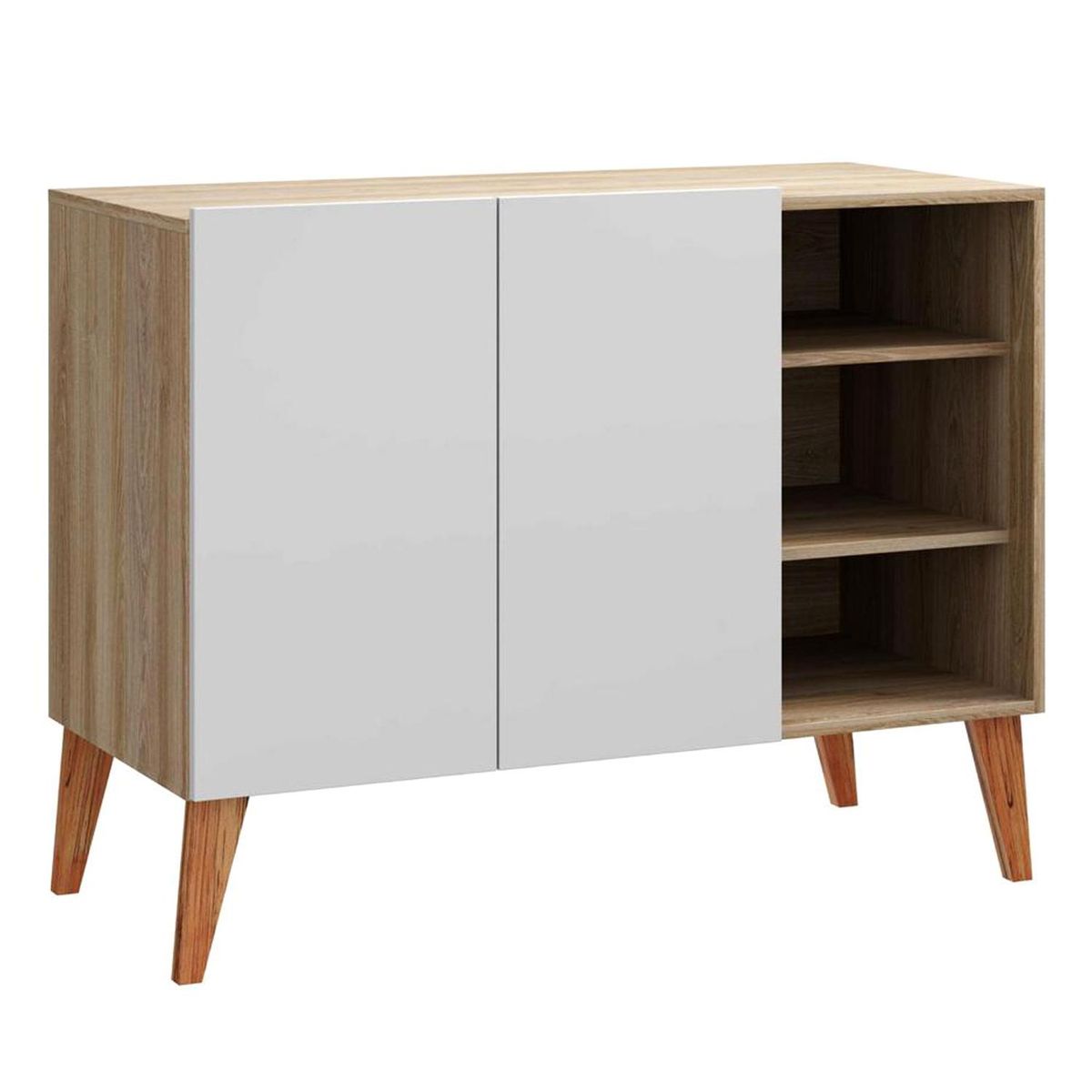 BE DESIGN - Buffet blanco/nature 1003 Leaves