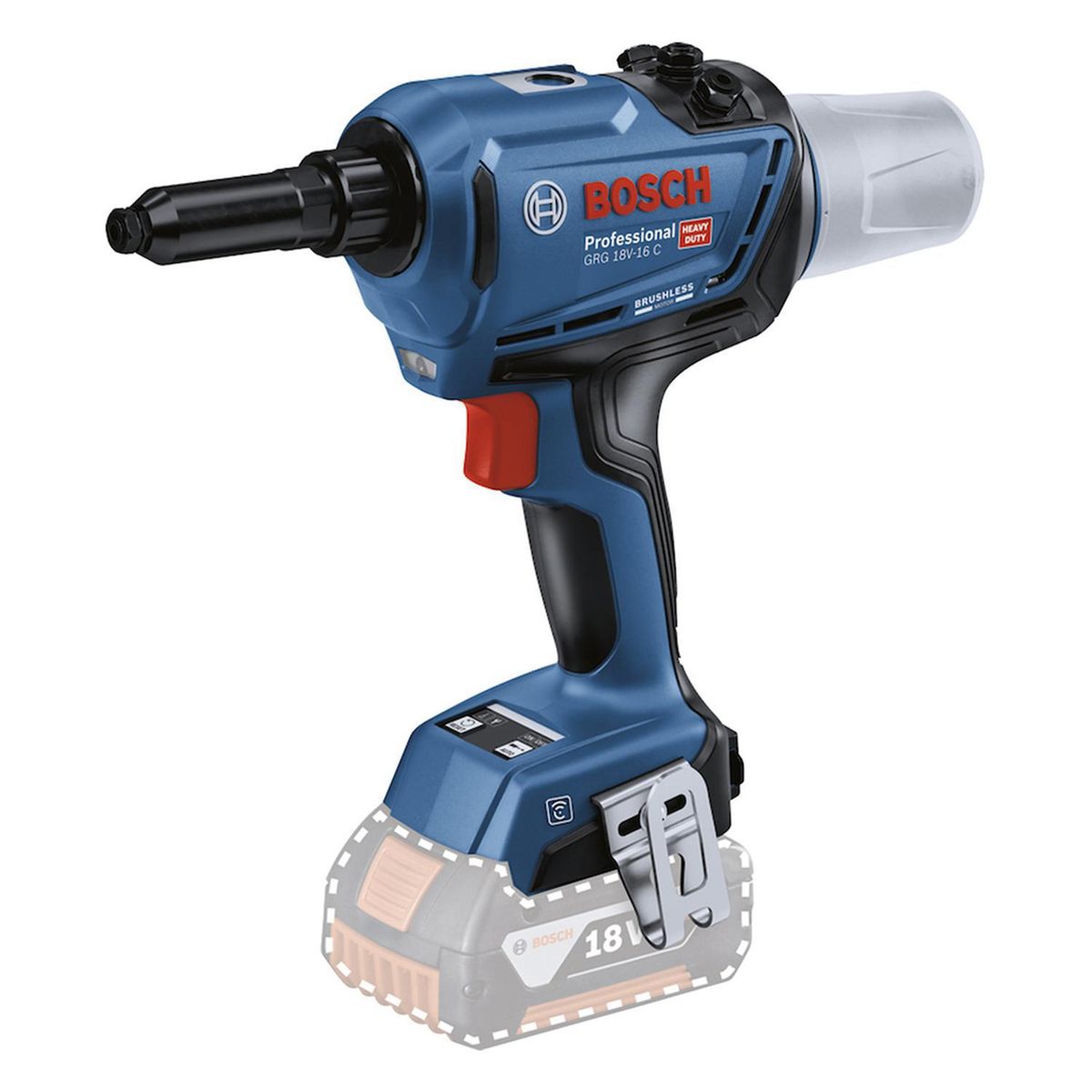 BOSCH - Remachadora Inalámbrica Brushless 18V SB