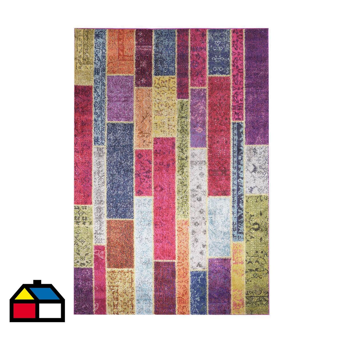 DIB - Alfombra kolor 160x230 cm B900A white/white