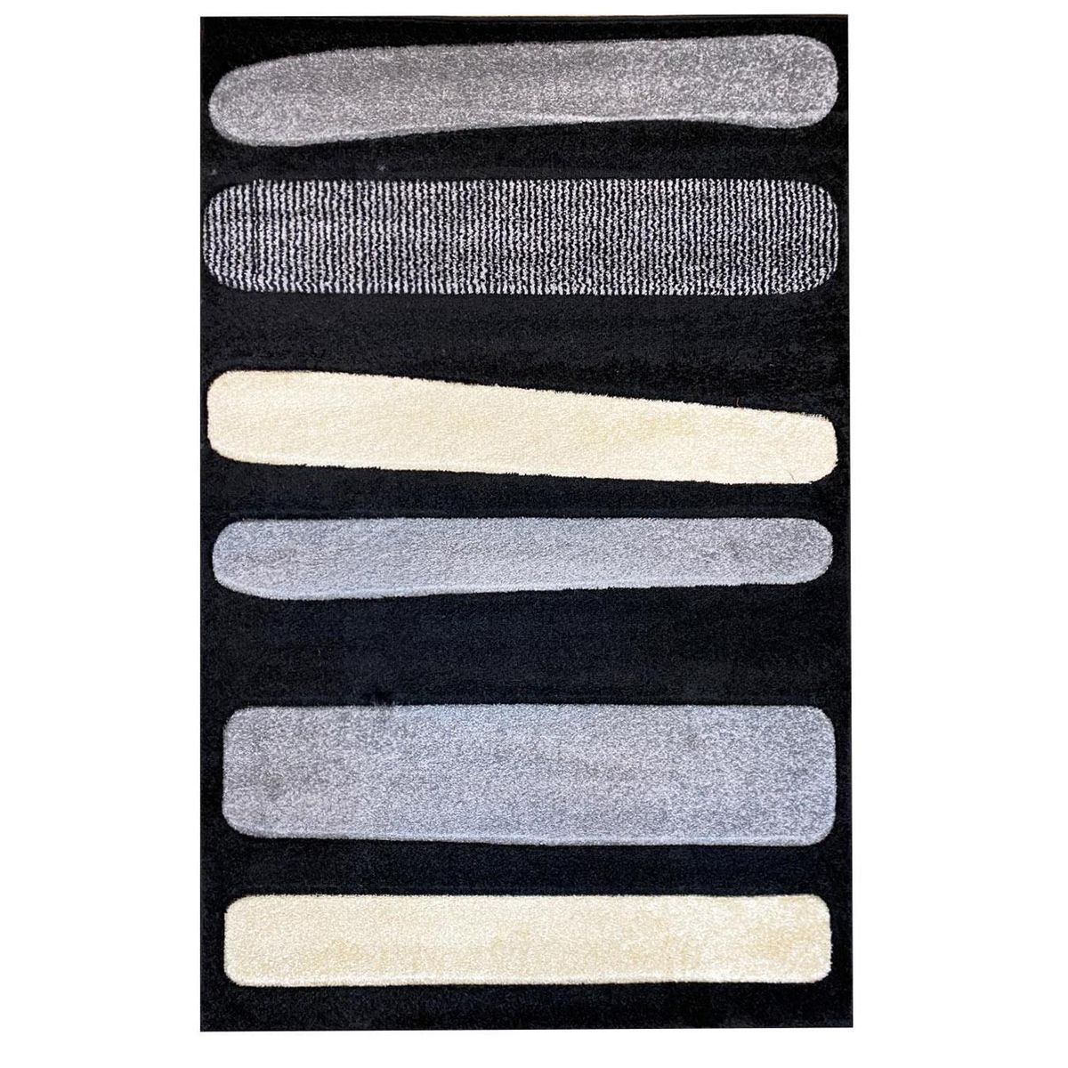 DIB - Alfombra Hawaii 133x190 cm 2095 gris/negro