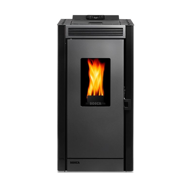 BOSCA - Estufa Pellet Black Vision Charcoal Charcoal
