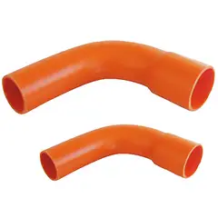 HOFFENS - Pack de 10 curvas PVC conduit 16mm x 10 unidades