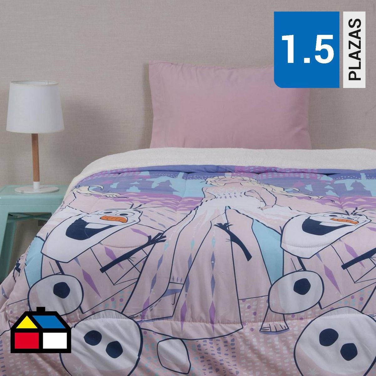 DISNEY - Plumón 1.5 plazas Frozen Olaf Multicolor