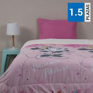 Plumn Microfibra Sherpa Single Minnie Vintage