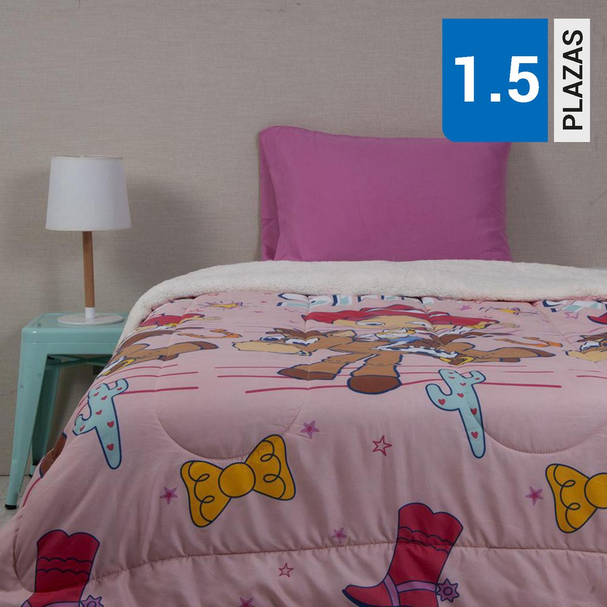 DISNEY - Plumón 1.5 plazas Toy Story Cow Girl Multicolor 