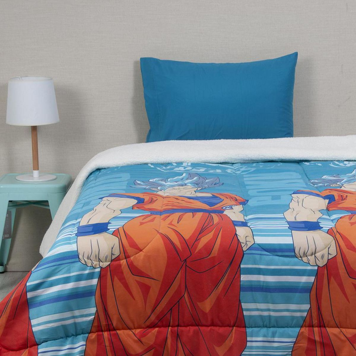 TOEI ANIMATION - Plumón 1.5 plazas Dragon Ball Z Super Multicolor