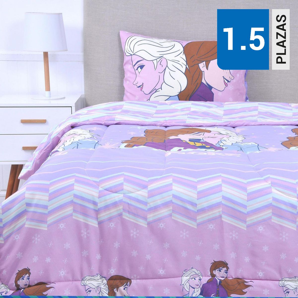 DISNEY - Plumón 1.5 plazas Multicolor 