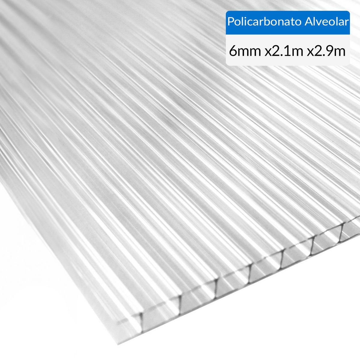 DVP - Plancha Policarbonato Alveolar 0.6 cm 210x290 cm Opalina