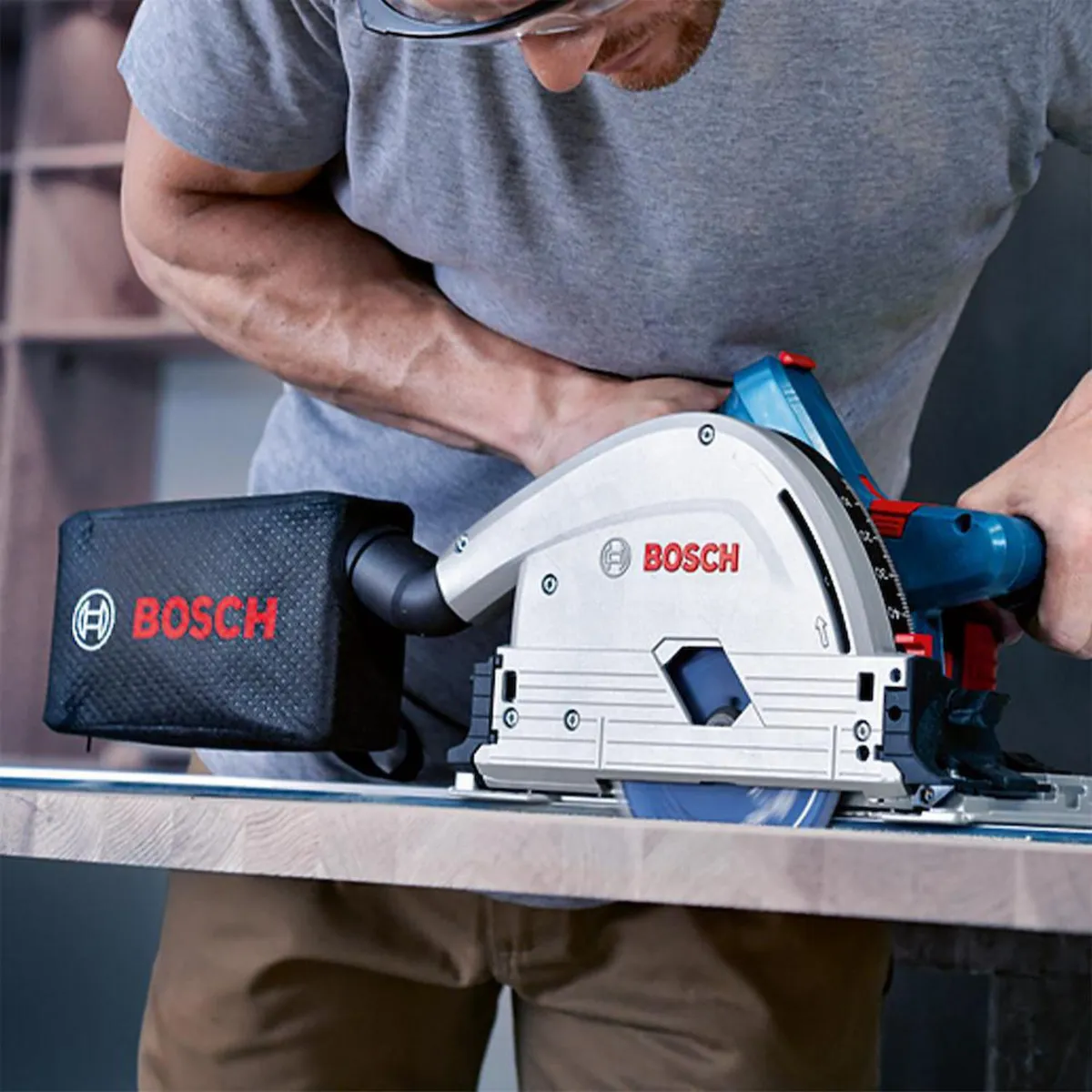 BOSCH - Sierra de Inmersión Inalámbrica GC 18V SB con Maletín