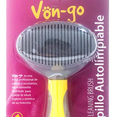 Imagen 2 del producto Cepillo Autolimpiante Para Mascotas Von Go Ergonómico