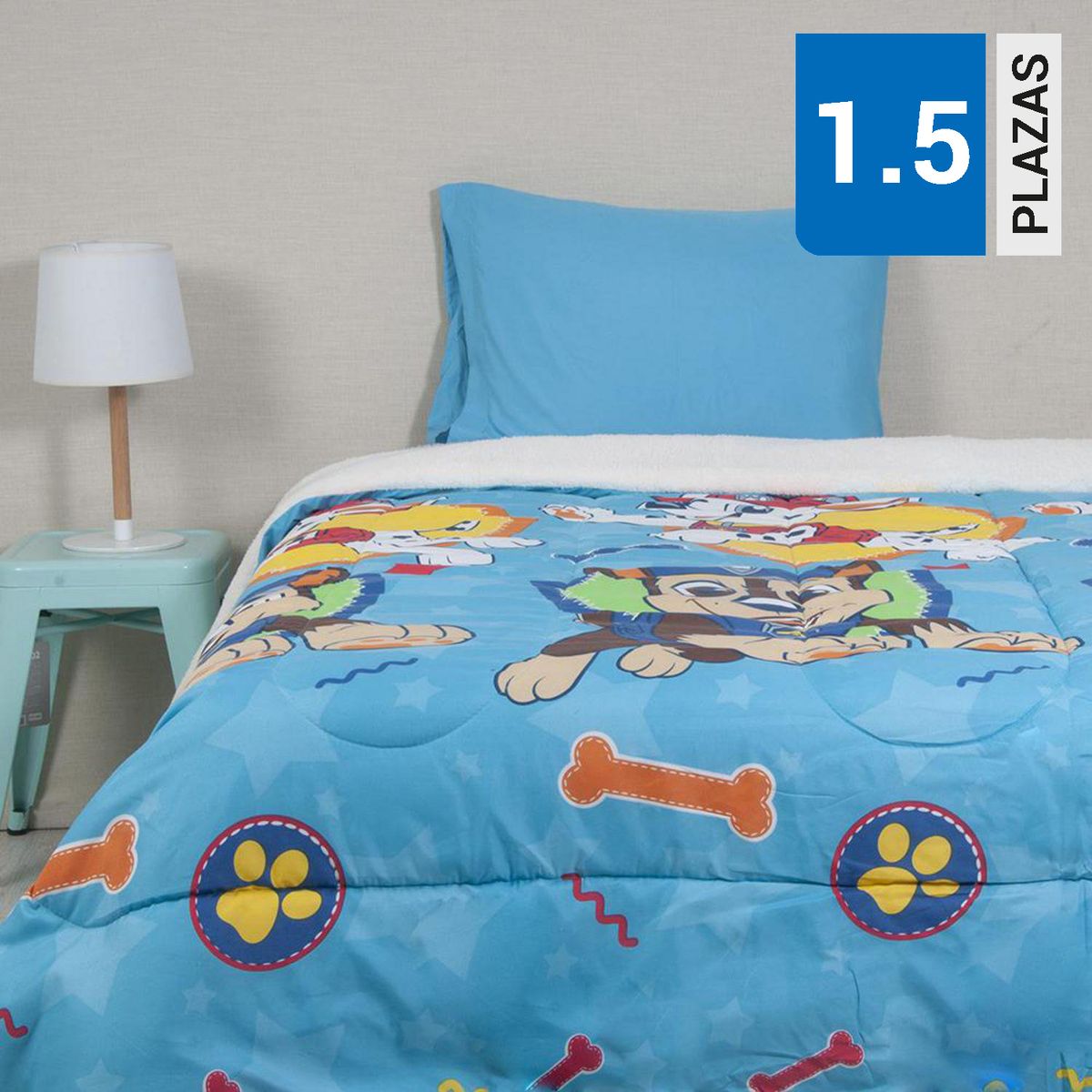 NICKELODEON - Plumón 1.5 plazas Sherpa Toy Story Rex Multicolor