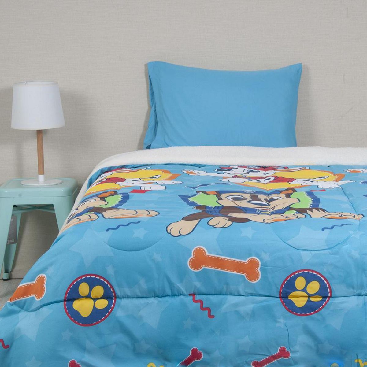 NICKELODEON - Plumón 1.5 plazas Sherpa Toy Story Rex Multicolor