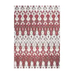 DIB - Alfombra Grande Kaleb 180x275 cm Polipropileno Rojo