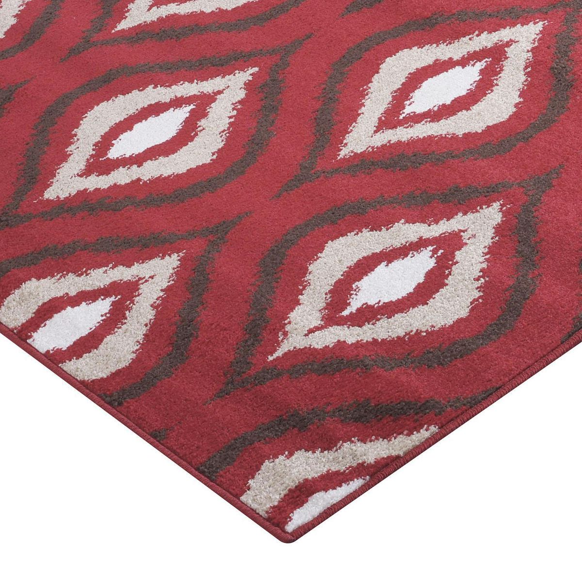 DIB - Alfombra Grande Kaleb 180x275 cm Polipropileno Rojo