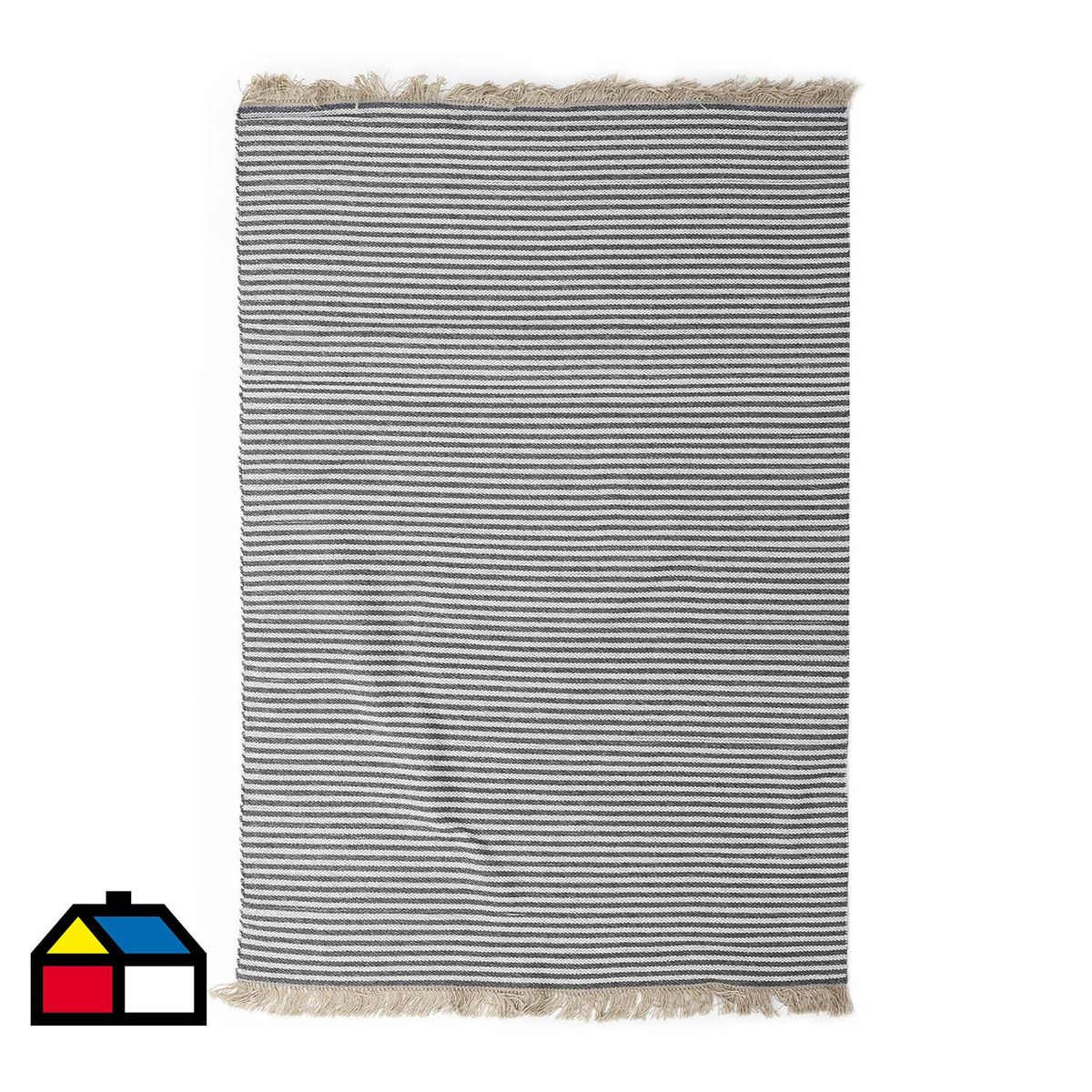 DIB - Alfombra Natural Stripe 160X230 25320 Negro