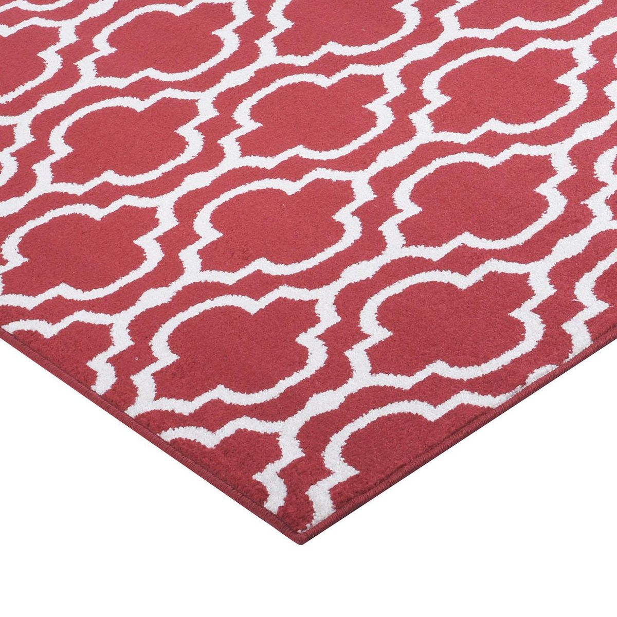 DIB - Alfombra Grande Kaleb 180x275 cm Polipropileno Rojo