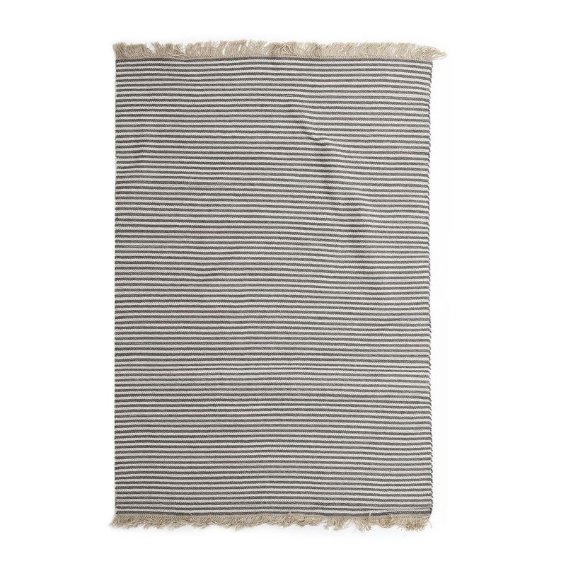 DIB - Alfombra Natural Stripe 160x230 cm Polipropileno Café