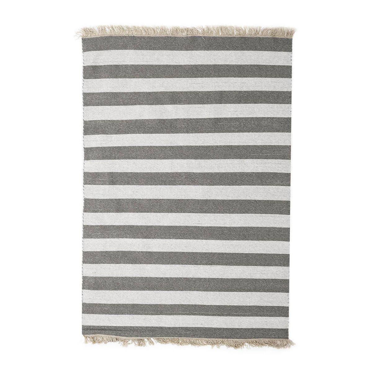 DIB - Alfombra Natural Stripe 160x230 cm Polipropileno Café