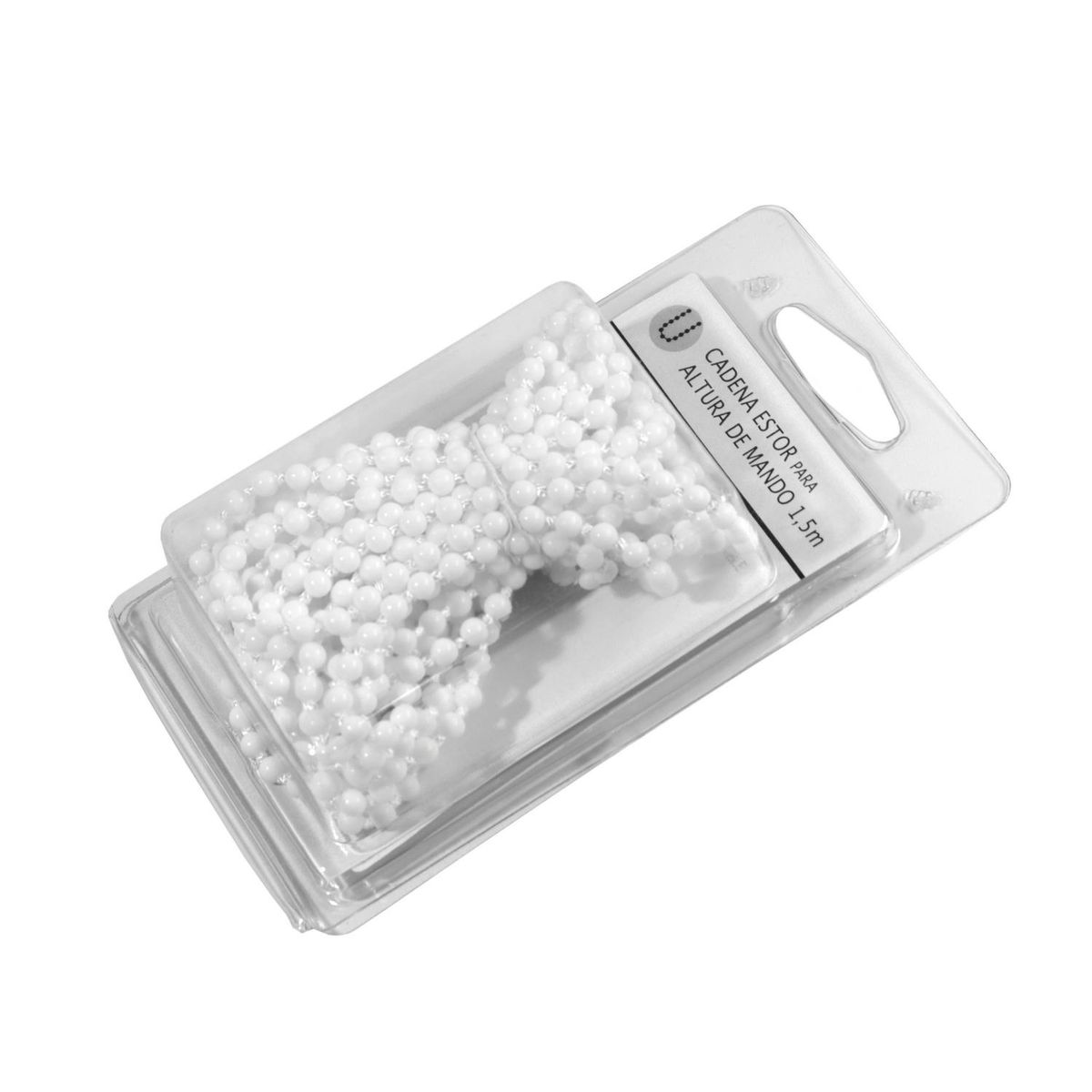 VIEWTEX - Repuesto anillo cadena blanca en pack 1,5 metros