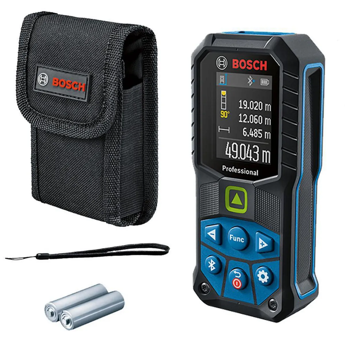 BOSCH - Medidor láser verde Bosch GLM 50-27 CG, 50 alcance metros, con Bluetooth