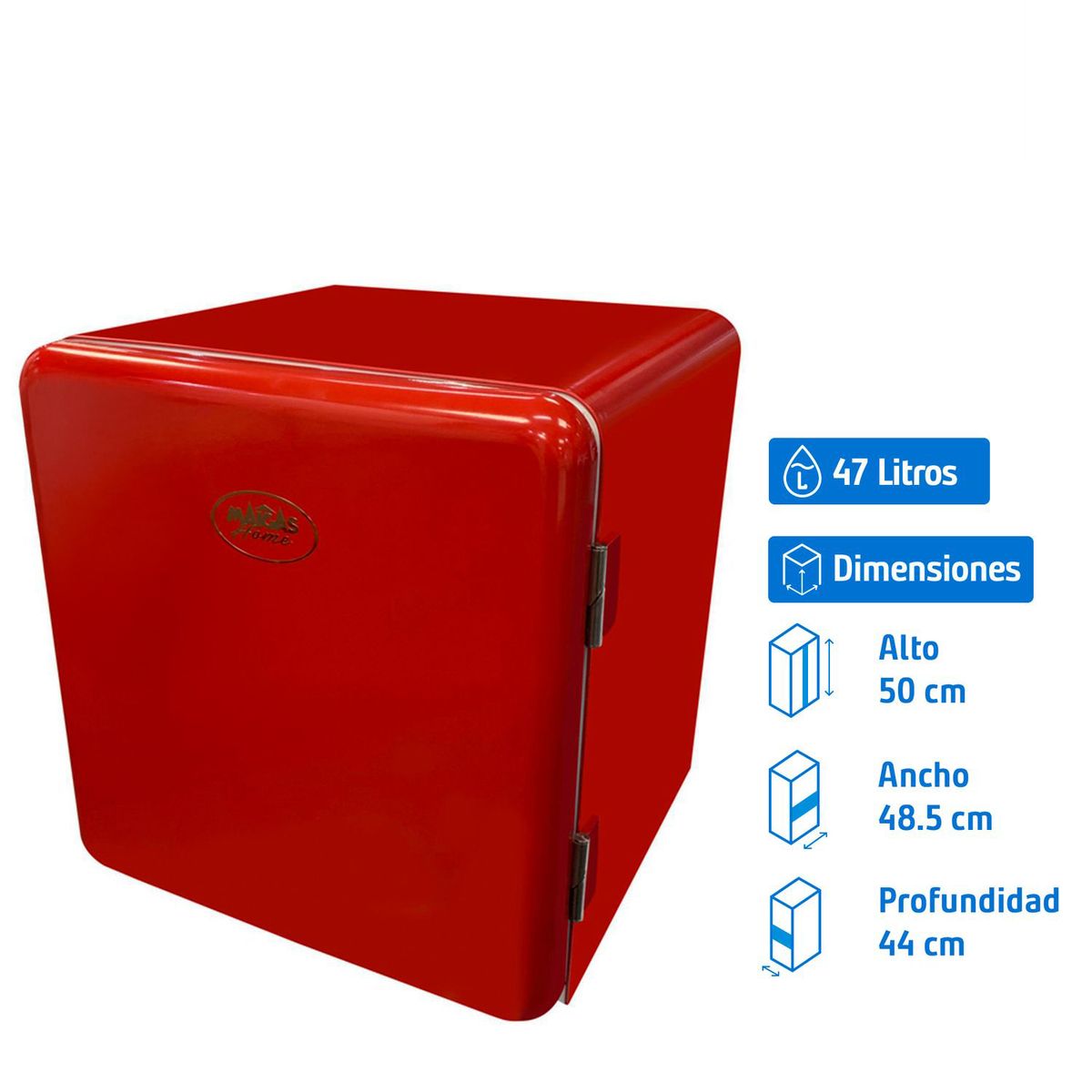 MAIGAS - Frigobar 47 Litros Rojo HS-65LR