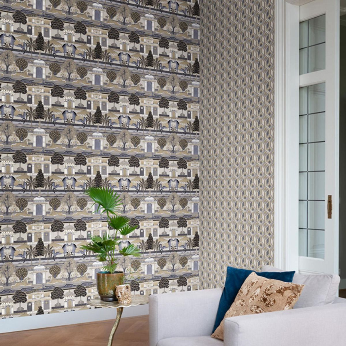 RASCH - Papel Mural Indian Style 746228 5 m2