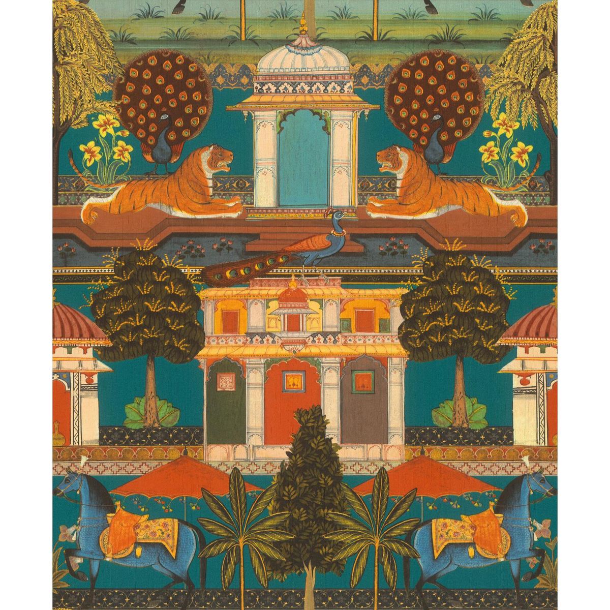RASCH - Papel Mural Indian Style 746211 5 m2