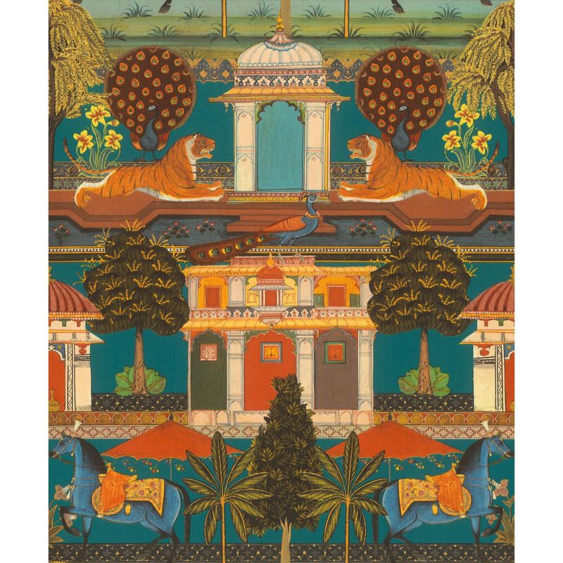 RASCH - Papel Mural Indian Style 746211 5 m2