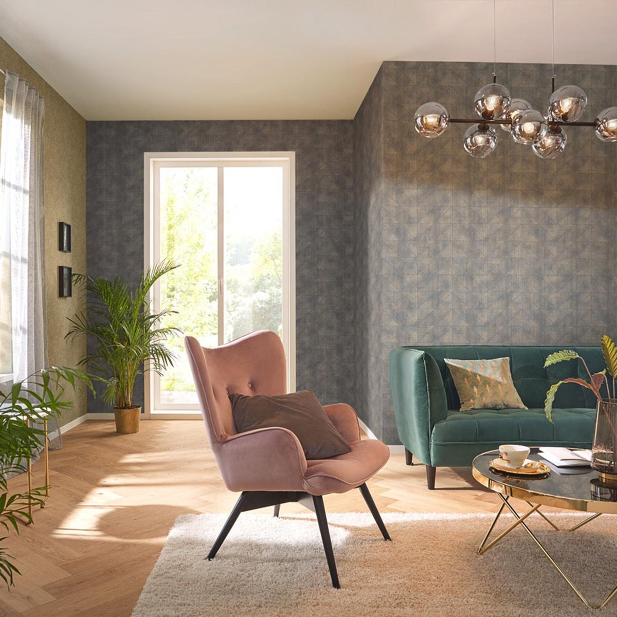 RASCH - Papel Mural Welcome Home 653946 5 m2