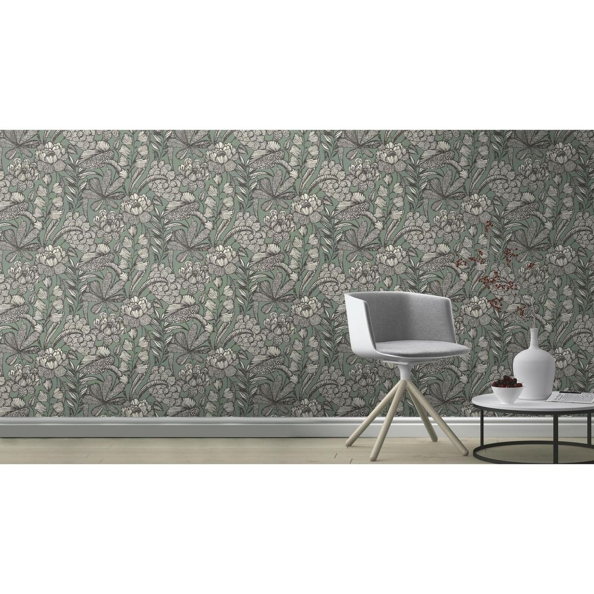 RASCH - Papel Mural Lirico 555356 5 m2