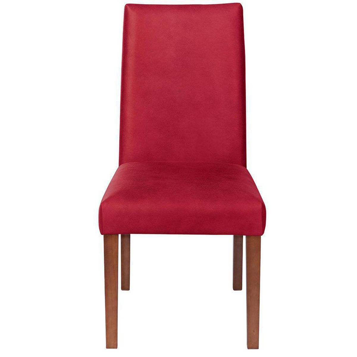 LATAM HOME - Silla Cadiz Cuero Rojo 96x47x49 cm