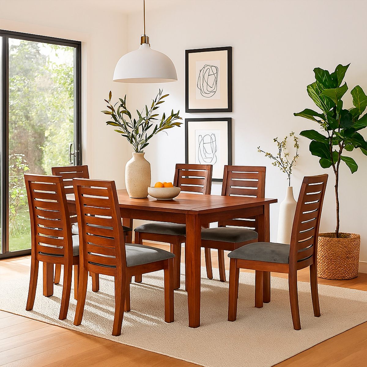 LATAM HOME - Silla Tenerife Gris 96x47x49 cm