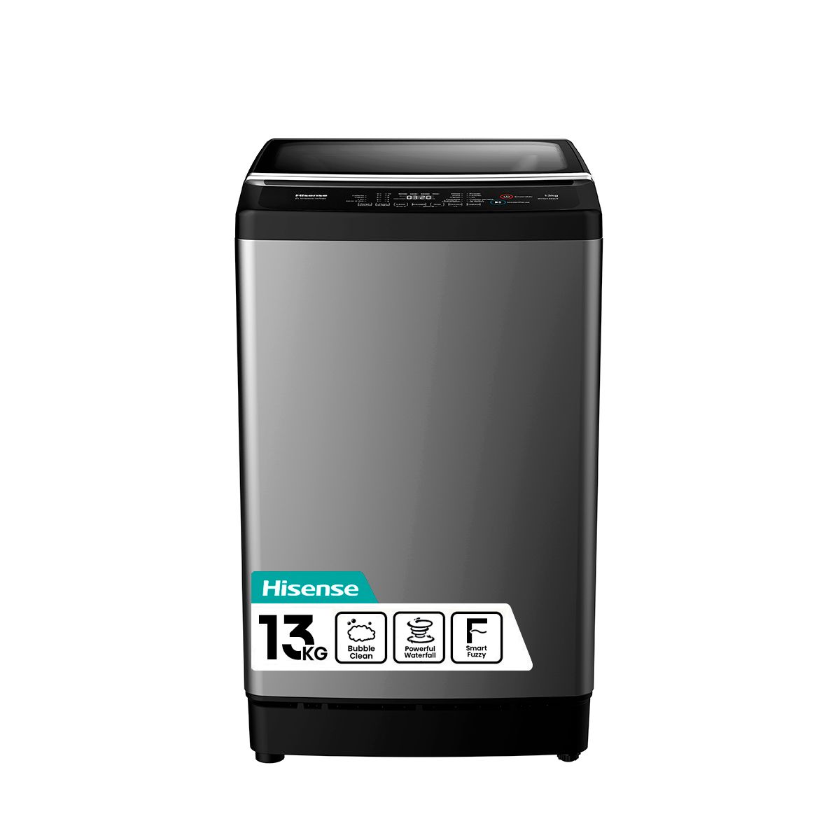 HISENSE - Lavadora Carga Superior 13 kg Titanium Gray WT3J1323UT