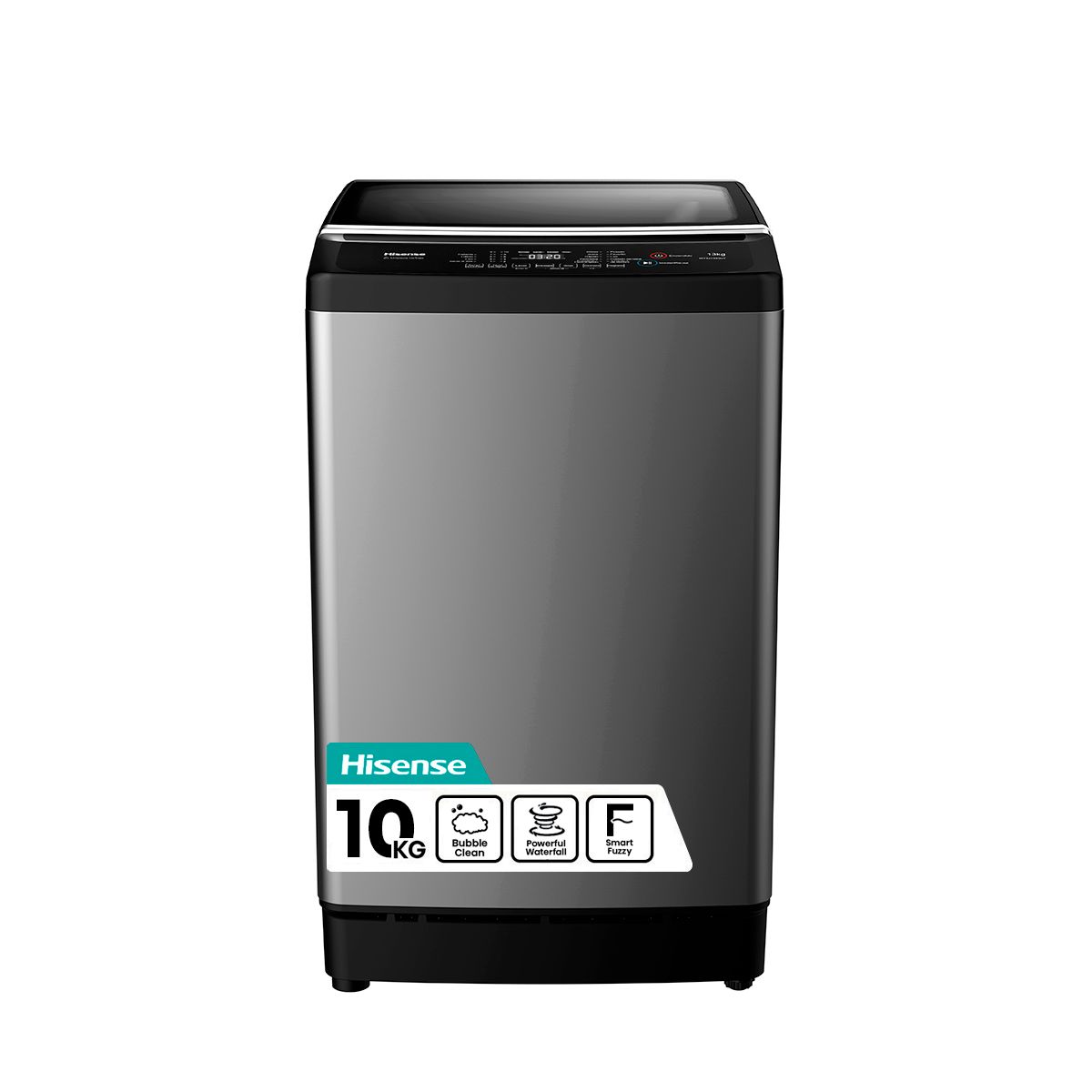 HISENSE - Lavadora Carga Superior 10 kg Titanium Gray WT3J1023UT