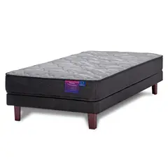 FLEX - Cama Europea 1.5 plazas Therapedic Plus Negro