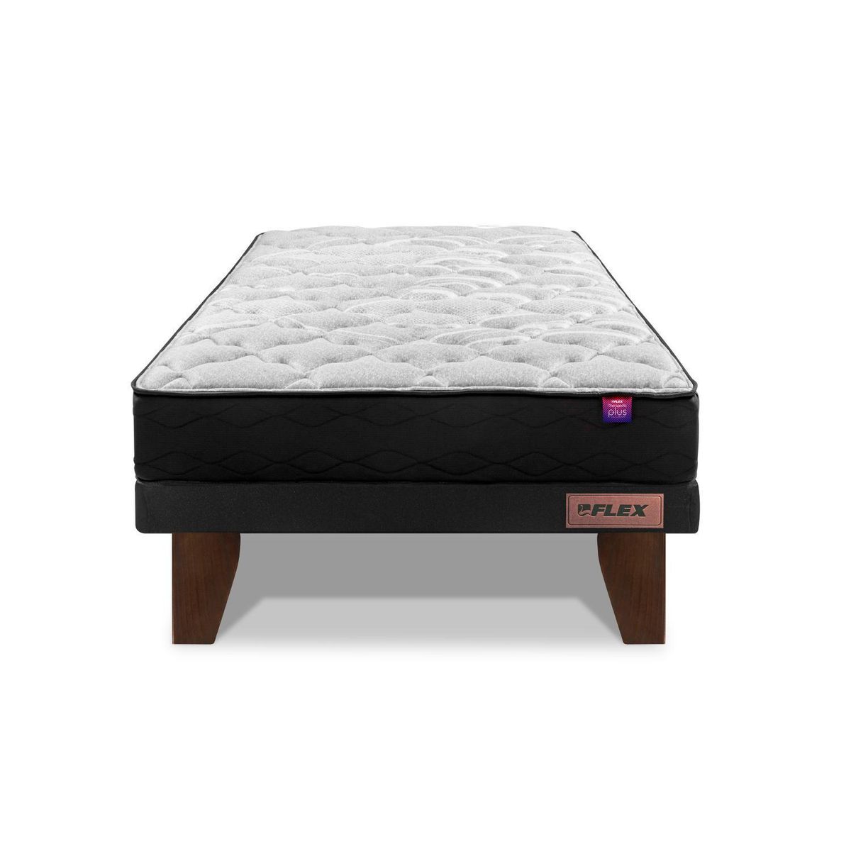 FLEX - Cama 1 plaza Europea Therapedic Plus Negro
